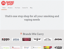 Tablet Screenshot of onestopsmokeshoputah.com